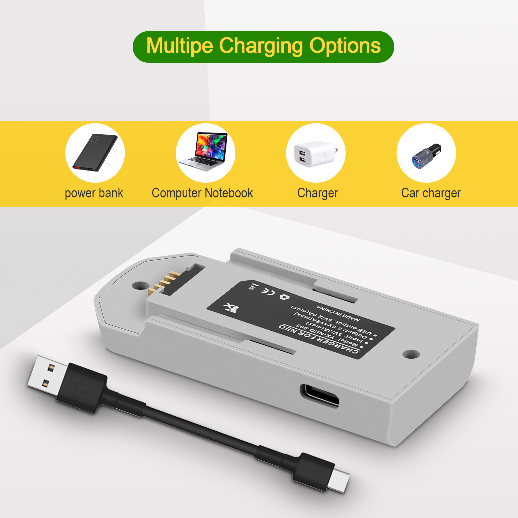 Bidirectional USB Battery Char - Drone Power Bank 评论和价格