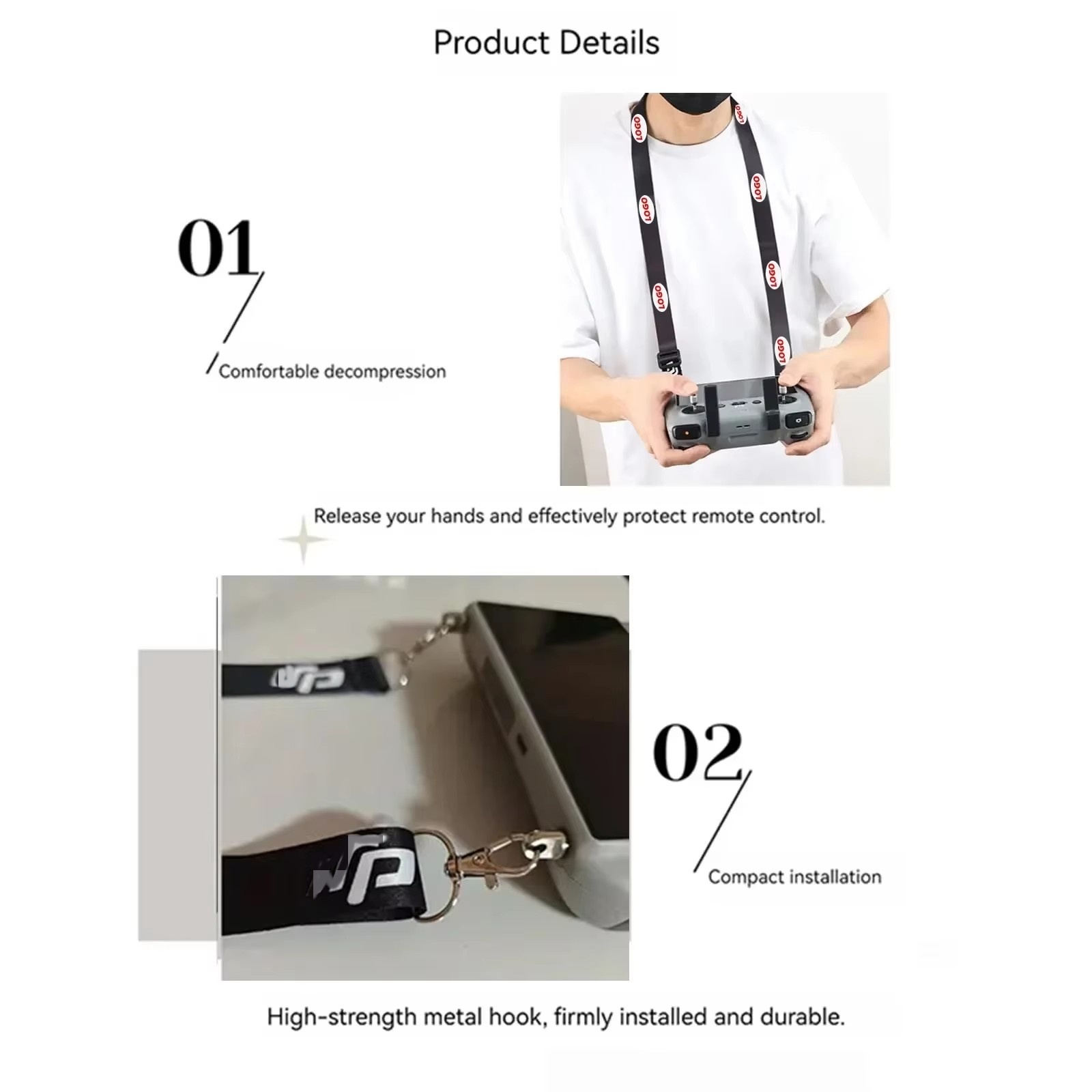 Lanyard for DJI RC & RC 2 & RC - Drone Neck Strap 评论和价格